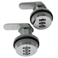 thumbnail image 1 of Admiral Locks Combination Cam Lock (1-1/8 Inch, Silver Pack of 2), 1 of 5
