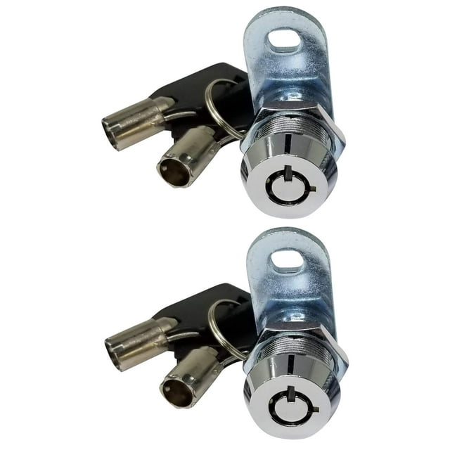 2Pcs Thumb Operated Cam Lock 7/8" Non-Locking Compartment Lock - Foto 2
