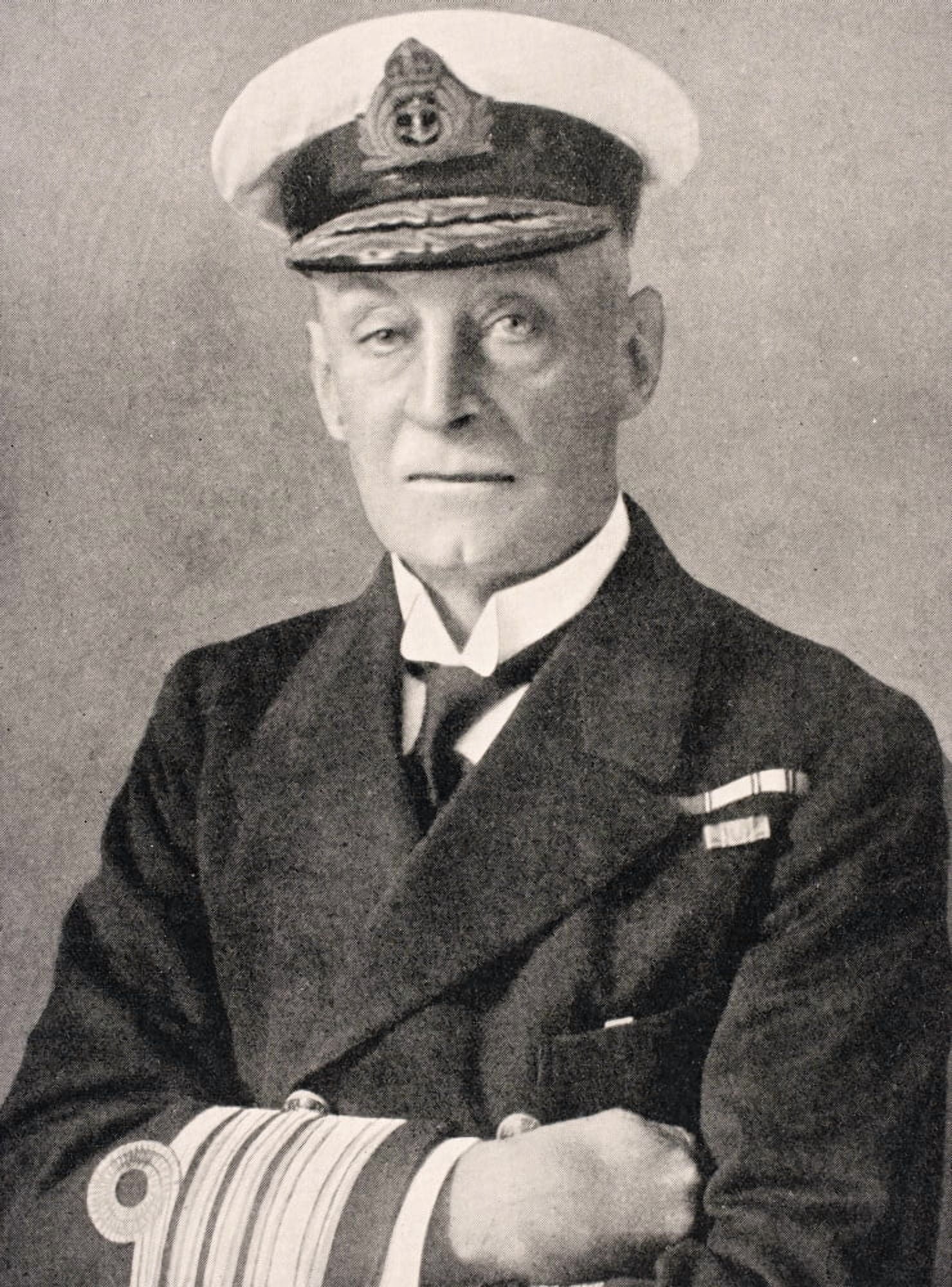 Admiral Sir Henry Bradwardine Jackson 1855 To 1929 First Sea Lord Of The Admiralty From The War Illustrated Album Deluxe Published London 1916 Canvas Art - Ken Welsh  Design Pics (12 x 17)