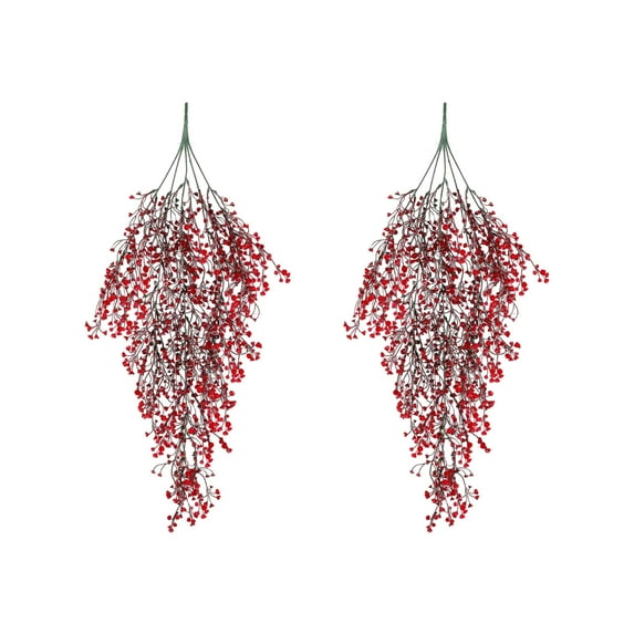 Admiralty Willows Artificial Hanging Plants, 2Pcs Fake Rattan Vines for Home Decoration - 80cm Wall Hanging Greenery for Indoor & Outdoor Wedding Decor, Balkon & Garden Accents