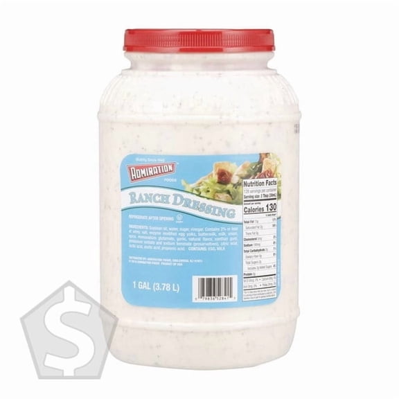 Admiration Ranch Dressing 1 Gallon - 4/Case