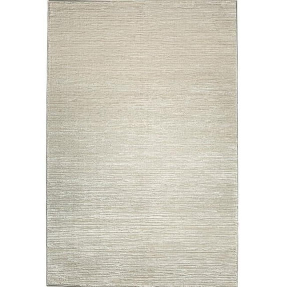 Davide 1228 Transitional Striated Beige 8x10 Area Rug