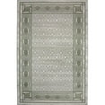 thumbnail image 1 of Davide 1231 Transitional Bordered Green Polypropylene Area Rug 5'3" x 7'3", 1 of 5