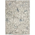 thumbnail image 1 of Livigno 1240 Transitional Marbled Blue Polypropylene Area Rug 3'3" x 4'11", 1 of 5