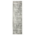 thumbnail image 1 of Livigno 1241 Transitional Striated Grey Runner Polypropylene Area Rug 2'2" x 7'7", 1 of 5