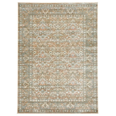 Admire Home Living   Vintage Area Rug Beige 3'3" x 4'11" 3' x 5' Indoor,Accent Rectangle