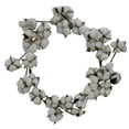 thumbnail image 1 of Admired By Nature  Faux Cotton Balls Front Door & Wall Wreath, 1 of 1