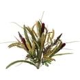 thumbnail image 1 of Admired By Nature GPB4407-BURG Faux Cattail Wheat Fall Mix Bush Arrangement, Burgundy, 1 of 2