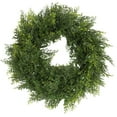 thumbnail image 1 of Admired by Nature ABN4S001-GRN Artificial 21 in. Ceder Wreath in Green, 1 of 1