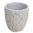 thumbnail image 1 of Admired by Nature ABN5E084L-NTRL 4 in. Gray with Gold Line Design Cement Orchid Pot without Drainage Holes & Plants, 1 of 1