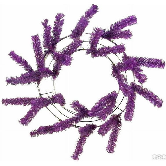 Admired by Nature GXW2930-LAVENDER 24 in. PVC Artificial Working Wreath, Lavender
