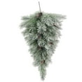 thumbnail image 1 of Admired by Nature GXW5950-SNOW 36 in. Christmas Pine Teardrop Swag with Frosted Snow 45 Tips, 1 of 3