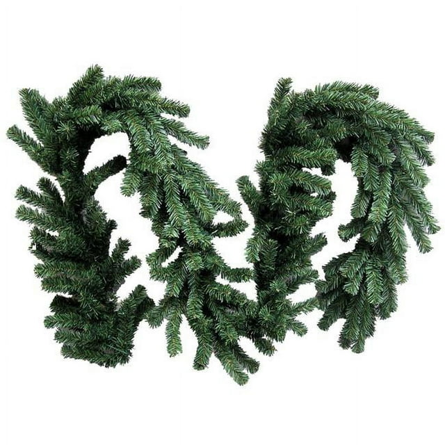 Admired by Nature GXW9813-NATURAL 9 ft. x 14 in. Canadian Christmas Pine Garland 180 Tips
