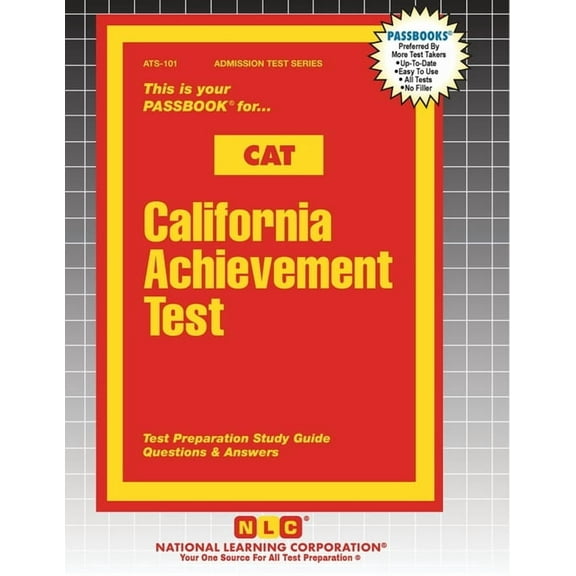 Admission Test California Achievement Test (CAT), Book 101, (Paperback)