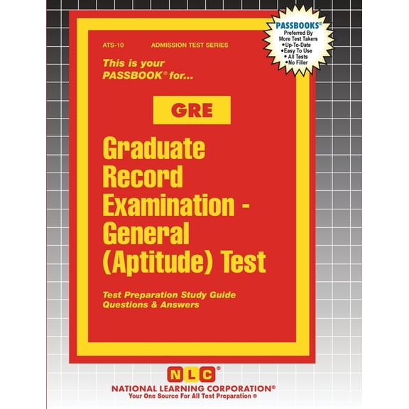 Admission Test Graduate Record Examination - General (Aptitude) Test (GRE), Book 10, (Paperback)