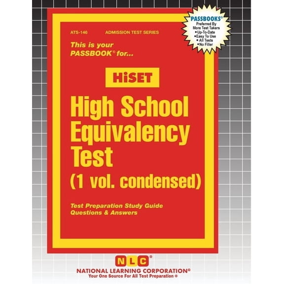 Admission Test HiSET / High School Equivalency Test, Book 146, (Paperback)