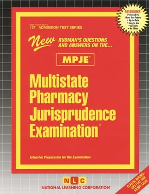 Pre-Owned Multistate Pharmacy Jurisprudence Examination (Mpje) (Spiral ...