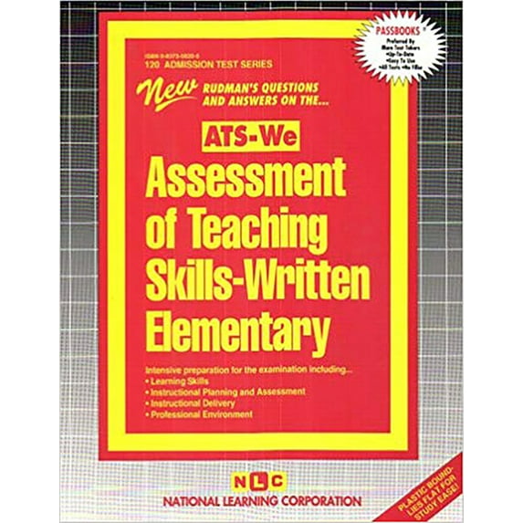 Admission Test Series (Ats): Assessment of Teaching Skills-Written (Elementary) (Ats-We) : Passbooks Study Guide (Other)