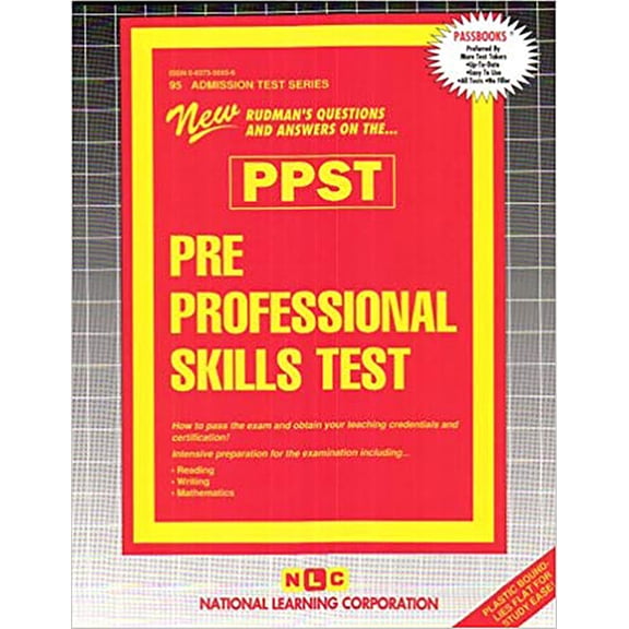 Pre-Owned Admission Test Series (Ats): Pre Professional Skills Test (Ppst) : Passbooks Study Guide (Other)