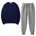 thumbnail image 1 of Admvng 2 Piece Sets for Women Plus Size Solid Sweatshirt Casual Sports Baggy Fall Fashion Sweatpants with Pockets Outfits Sweatsuit S-3XL, 1 of 5