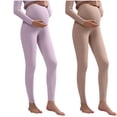 thumbnail image 1 of Admvng 2PC Maternity Leggings Adjustable High Waist Pregnancy Yoga Pants, 1 of 3
