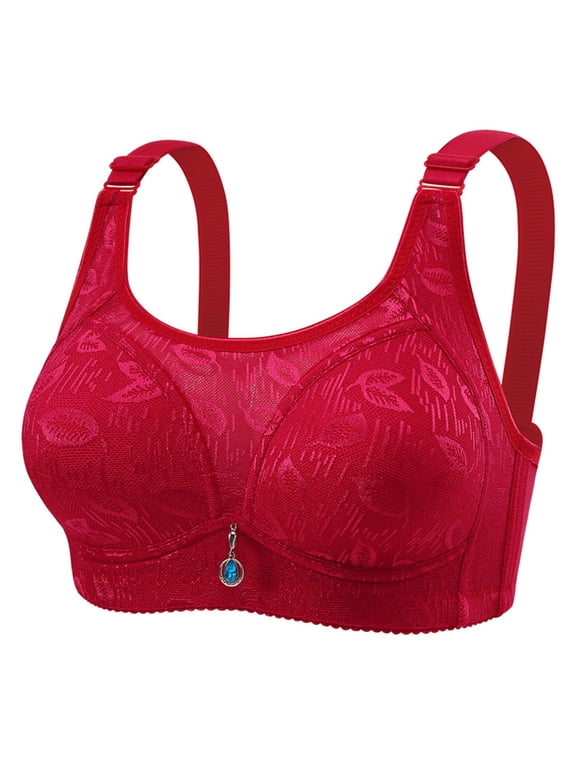 Bras for Women Color Comfortable Hollow Out Perspective Underwear No Rims, Size 36-42