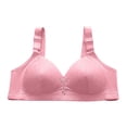 thumbnail image 1 of Admvng Bras for Women No Underwir Solid Color No Steel Ring Push Up Breathable Underwear Daily Bra, Size 36-44, 1 of 3