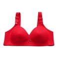 thumbnail image 1 of Admvng Bras for Women No Underwir Solid Color No Steel Ring Push Up Breathable Underwear Daily Bra, Size 36-44, 1 of 3