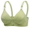 thumbnail image 1 of Admvng Bras for Women Printing Thin Style Ventilate Back Buckle Bra Without Steel Rim, Size 36-42, 1 of 8