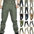 thumbnail image 1 of Admvng Cargo Pants for Men Multiple Pockets Trousers Work Wear Pocket, Size S-3XL, 1 of 8
