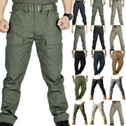 ADMVNG Cargo Pants for Men Multiple Pockets Trousers Work Wear Pocket, Size S-3XL
