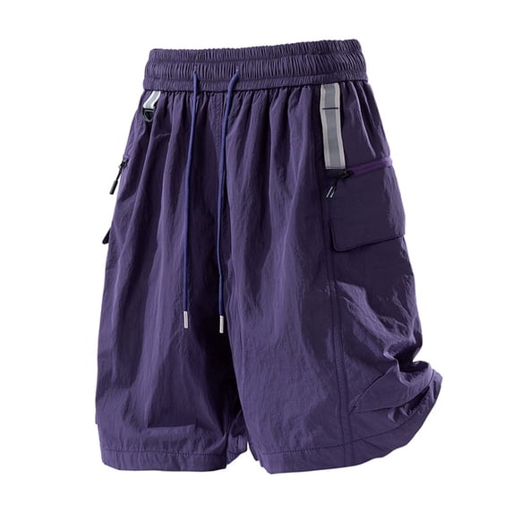 Admvng Cargo Shorts for Men Casual Summer Lightweight Hiking Big & Tall Knee-Length Shorts