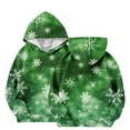Admvng Children's Sweatshirts Fashion Long Sleeved Christmas Patterned