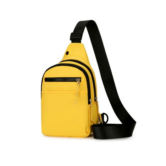 Admvng Crossbody Daypack for Men Slim Chest Backpack Man Purse Small Shoulder Bag for Travel Hiking