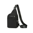 thumbnail image 1 of Admvng Crossbody Daypack for Men Slim Chest Backpack Man Purse Small Shoulder Bag for Travel Hiking, 1 of 3