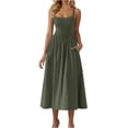 thumbnail image 1 of Admvng Dress for Women Spaghetti Strap Sleeveless Casual Flowy Summer Dress, 1 of 7