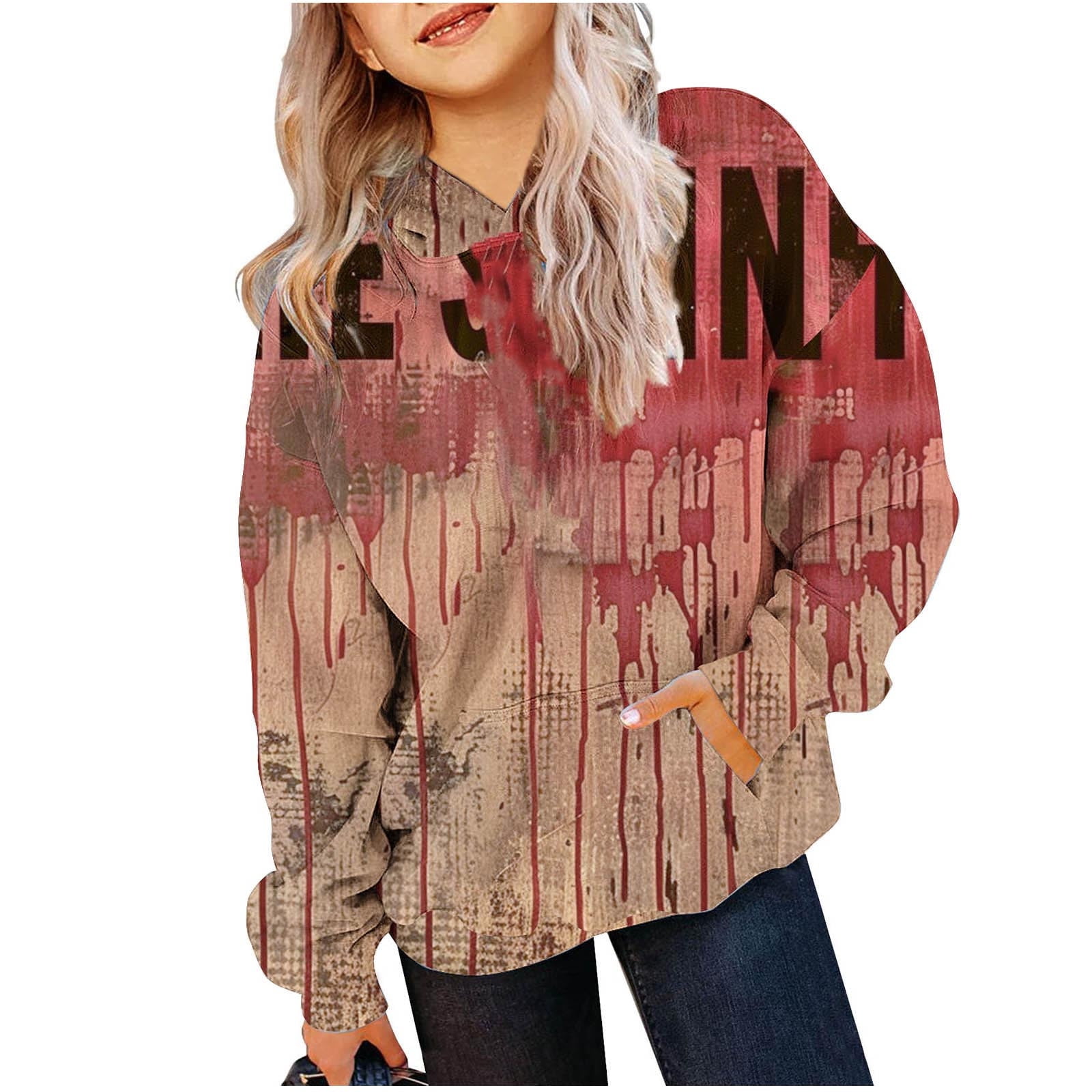 Admvng Girl And Boy's Sweatshirts Children Long Sleeved Pattern