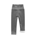 thumbnail image 1 of Admvng Girls Leggings Solid Winter Children Elastic Waist Long Length Legging Pants, Size 100-150, 1 of 4