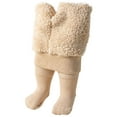 thumbnail image 1 of Admvng Girls Pants Solid Color Winter Warm Leggings for Children Knitted Pants, Size XS-XL, 1 of 4