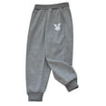 thumbnail image 1 of Admvng Girls Sweatpants Children's Joggers Elastic Waisted Casual Solid Sweatpants with Pockets, Size 90-140, 1 of 2