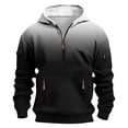 thumbnail image 1 of Admvng Hoodies for Men Casual Gradient Zipper Pullover Long Sleeve Hoodie with Pocket Sweatshirts, Size XS-5XL, 1 of 5
