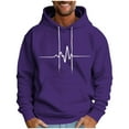 thumbnail image 1 of Admvng Hoodies for Men Print Leisure Draw Rope Hooded Sweatshirt, Size M-4XL, 1 of 4