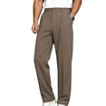 thumbnail image 1 of Admvng Ice Silk Dress Pants for Men Straight Leg Everyday Business Suit Trousers, 1 of 5