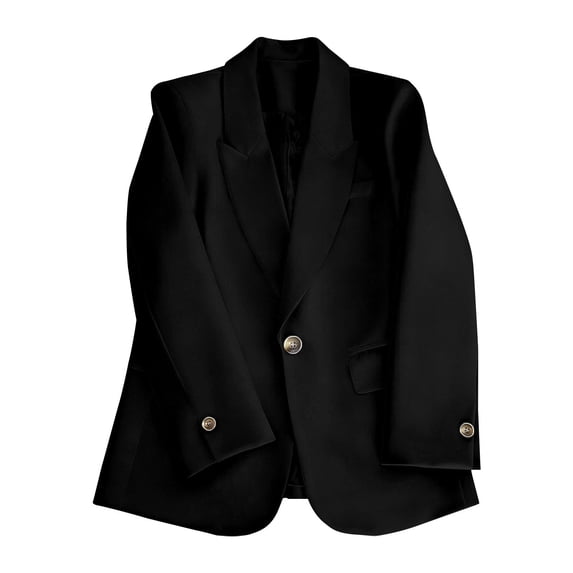 Admvng Jacket for Women Long Sleeve Pocket Casual Lightweight Office Business Work Blazer