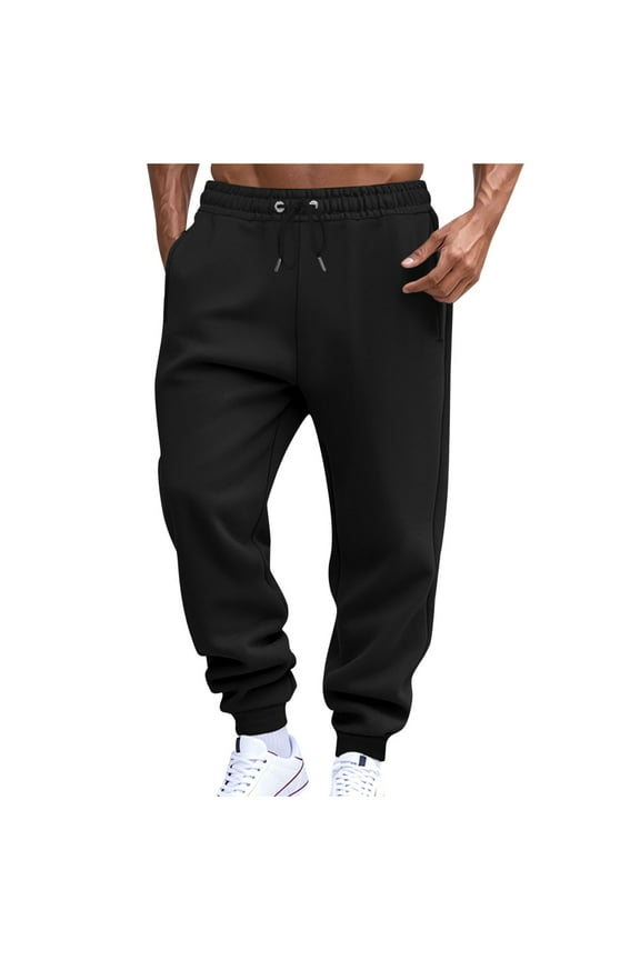 Admvng Joggers for Men Casual Breathable Exercise Draw Rope Pocket Elasticity Sweatpants,Size S-3XL
