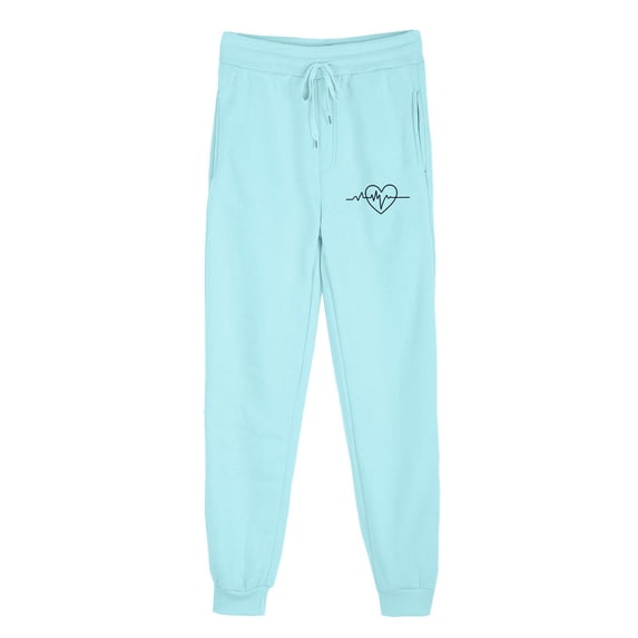 Admvng Joggers for Women Autumn and Winter Solid Color Casual Trousers and Trousers Plus Velvet Running Fitness Sports Pants, Size S-2XL