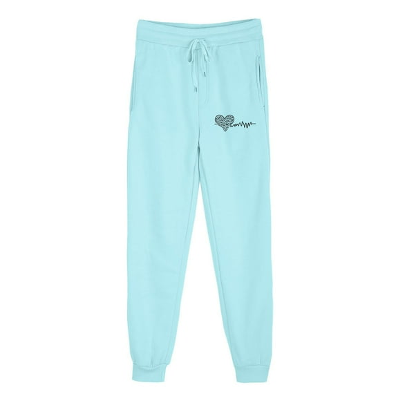 Admvng Joggers for Women Autumn and Winter Solid Color Casual Trousers and Trousers Plus Velvet Running Fitness Sports Pants, Size S-2XL