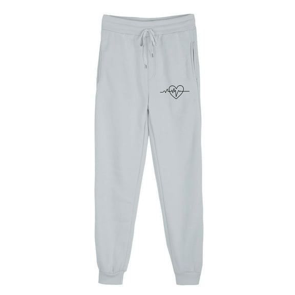 Admvng Joggers for Women Autumn and Winter Solid Color Casual Trousers and Trousers Plus Velvet Running Fitness Sports Pants, Size S-2XL