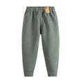 thumbnail image 1 of Admvng Leggings for Girls Boys Solid Legging Children Winter Elastic Waist Warm Home Warm Leggings, Size 90-160, 1 of 5