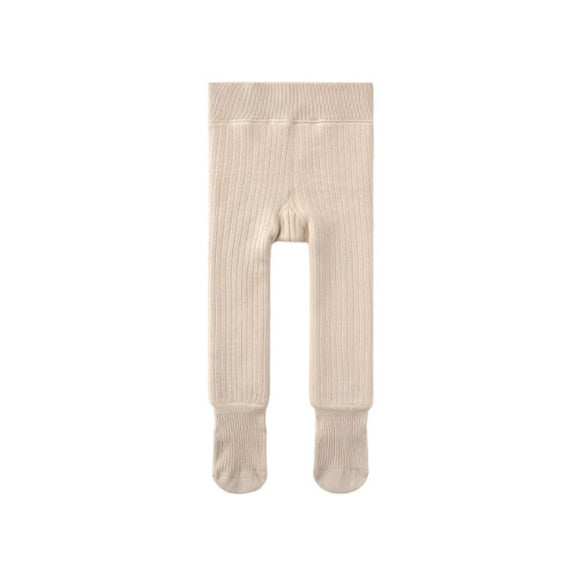 Admvng Leggings for Girls Solid Color Winter Warm Leggings for Kids Knitted Pants for Outerwear, Size S-XL